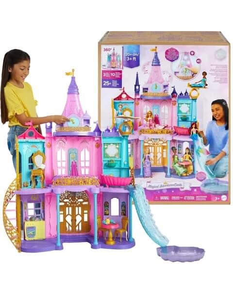 Disney Princess didelė lėlių pilis, 122 cm, HLW29 
