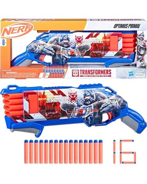 Nerf Transformers &scaron;autuvas su &scaron;oviniais &bdquo;Optimus Primal&rdquo;, F9716 