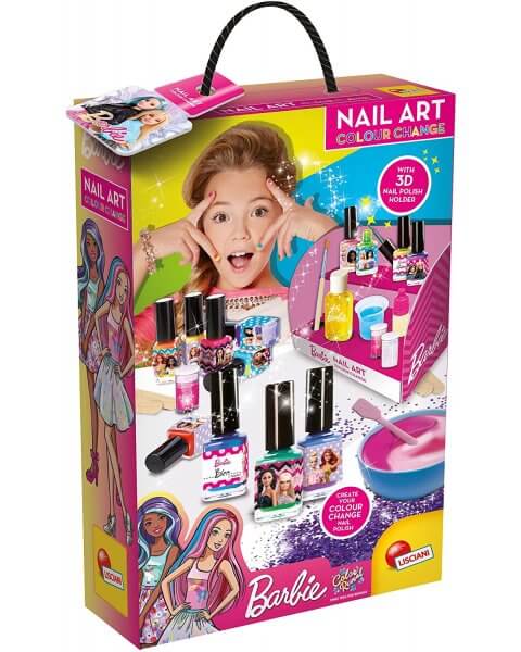 Spalvą keičiančių nagų lakų gaminimo rinkinys „Barbie Nail Art”