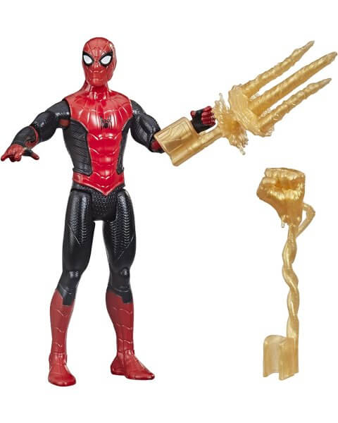 Spiderman figūrėlė Žmogus Voras raudonu-juodu apsiaustu „Mystery Web Gear”