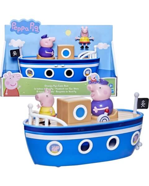 Peppa Pig rinkinys su laiveliu ir figūrėlėmis, F3631 
