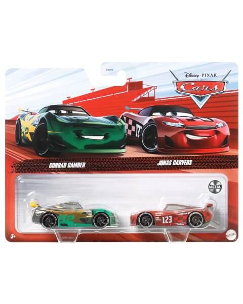 CARS 3 dviejų automodelių rinkinys „Conrad Camber ir Jonas Carvers”, DXV99