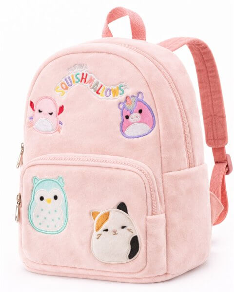 Squishmallows kuprinė, rožinė, 24 cm