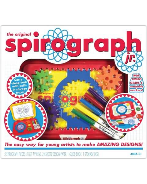 Pie&scaron;imo spiralėmis rinkinys - spirografas &bdquo;Spirograph Junior&rdquo;  