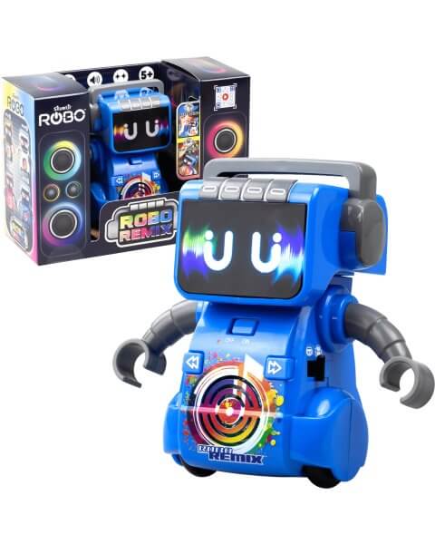 Mini šokantis robotas „Robo Remix”, mėlynas, Silverlit