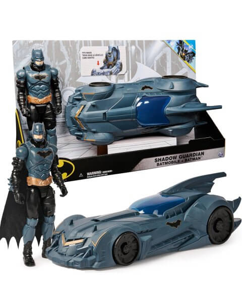 Batman rinkinys su ma&scaron;ina ir Betmeno figūrėle &bdquo;Shadow Guardian Batmobile&rdquo; 