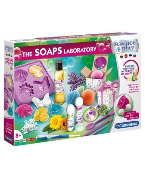 Muilo gamybos rinkinys vaikams &bdquo;Soaps Laboratory&ldquo;, Clementoni 