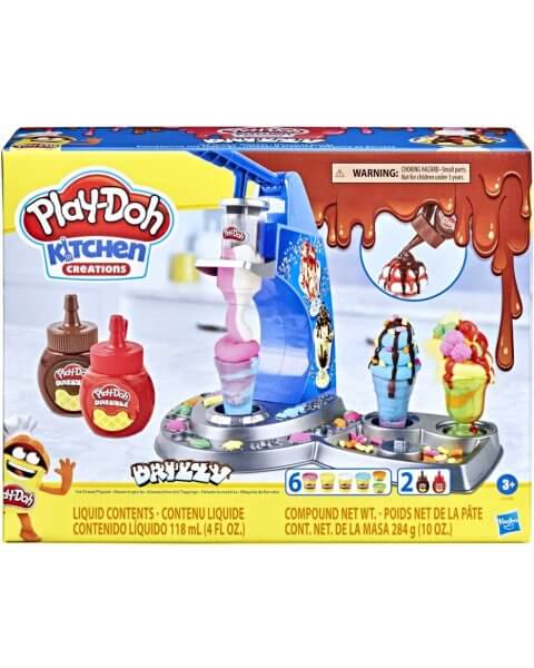 Play-Doh plastilino ledų gaminimo rinkinys „Drizzy Ice Cream”, E6688
