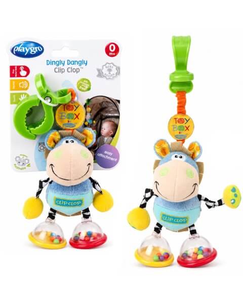 Playgro pakabinamas žaislas kūdikiui &bdquo;Clip Clop&ldquo; 