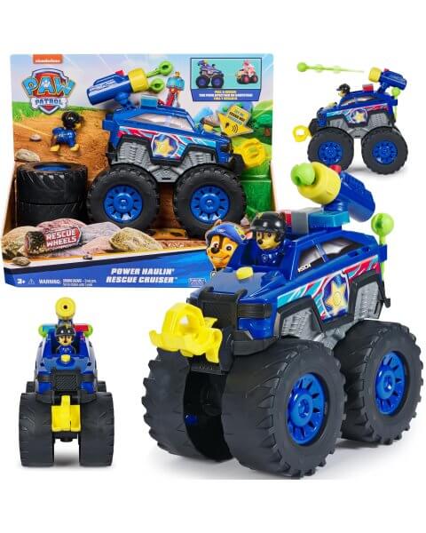Paw Patrol transporto priemonė su Chase figūrėle &bdquo;Power Haulin Rescue Cruiser&rdquo; 