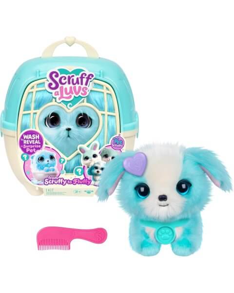 Scruff a Luvs gyvūnėlis siurprizas, žydras 