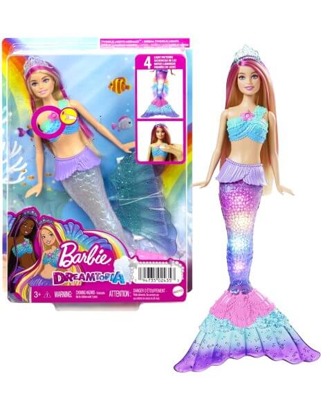 Barbė undinėlė su &scaron;vieselėmis &bdquo;Dreamtopia&rdquo;, HDJ36 