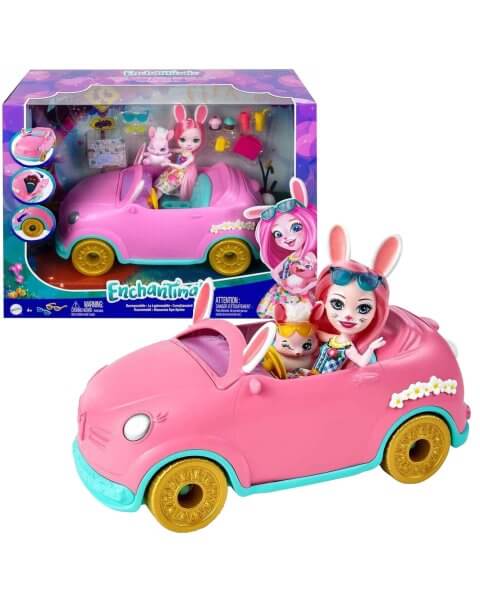 Enchantimals ki&scaron;kutės automobilio rinkinys, HCF85 