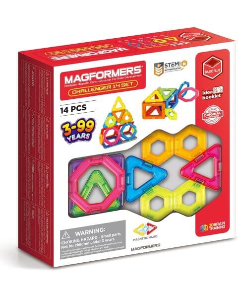 Magformers magnetinis konstruktorius „Challenger”, 14 det.