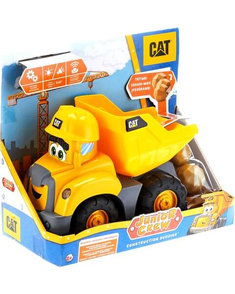 Žaislinis sunkvežimis-savivartis su garsais ir šviesomis CAT „Construction Buddies”