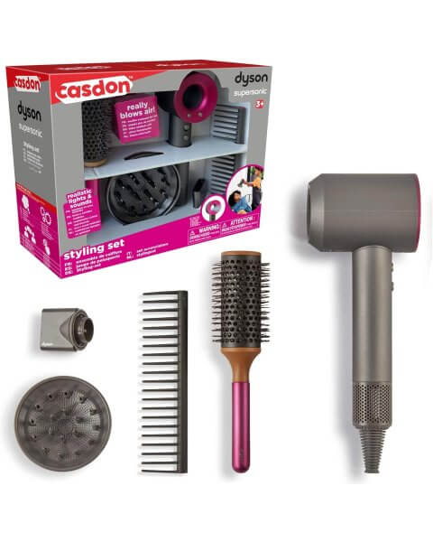 Dyson žaislinis plaukų džiovintuvas su priedais „Supersonic Styling Set”
