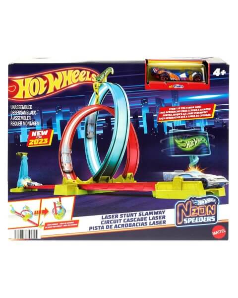 Hot Wheels trasa &bdquo;Neon Speeders Laser Stunt Slamway&rdquo;, HPC05 