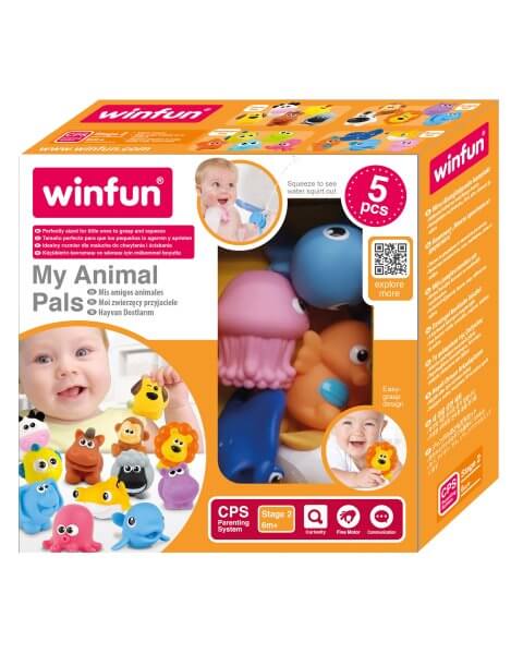 Vonios žaislų rinkinys &bdquo;My Animal Pals&ldquo; WinFun 