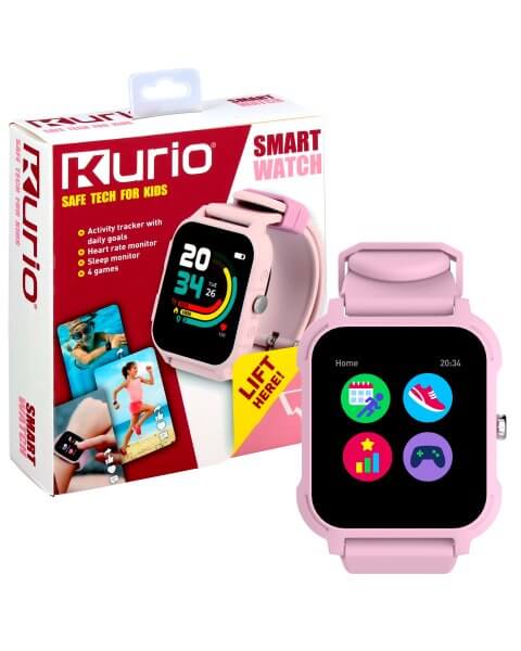Išmanusis laikrodis vaikams, rožinis, Kurio 