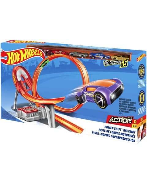 Hot Wheels motorizuota lenktynių trasa „Power Shift Raceway”, FCF18