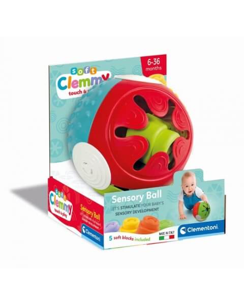 Baby Clemmy sensorinis kamuoliukas su kaladėlėmis 