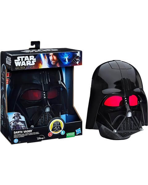 Darto Veiderio kaukė su balso keitimo efektu &bdquo;Star Wars Darth Vader Voice Changer Mask&ldquo; 