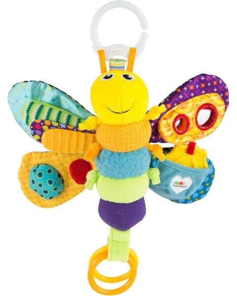 Pakabinamas sensorinis žaislas su kramtuku kūdikiui &bdquo;Drugelis Freddy&rdquo;, Lamaze  