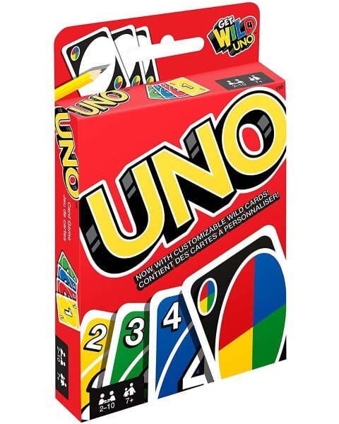 UNO kortų žaidimas 