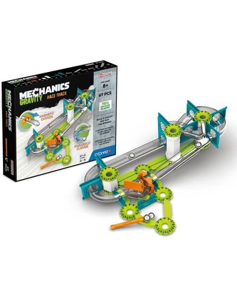 Geomag magnetinis konstruktorius - trasa „Gravity Race Track”, 67 detalių