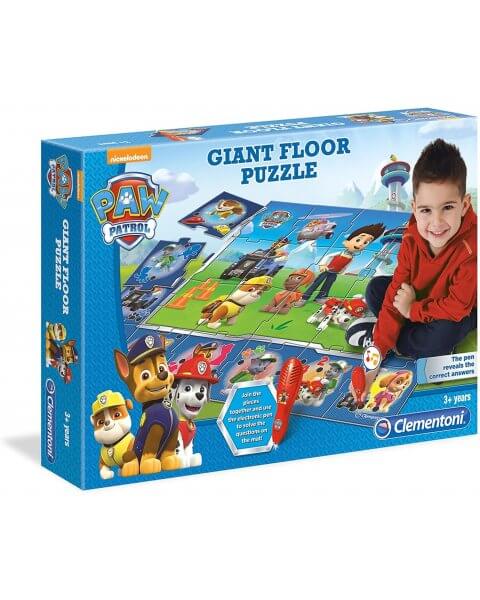 Grindų dėlionė vaikams su interaktyviu rašikliu „Paw Patrol”, Clementoni