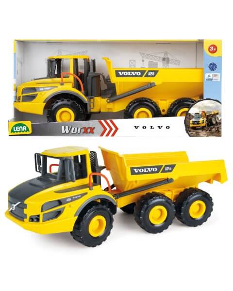 Žaislinis savivartis „Volvo A25G”, 57 cm, Lena 