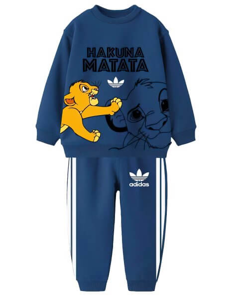 Komplektas berniukui su džemperiu ir kelnėmis &bdquo;Adidas: Liūtas karalius&rdquo; 