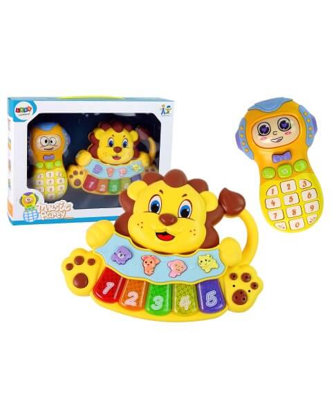 Pianinas su telefonu kūdikiui &bdquo;Liūtukas&rdquo; 