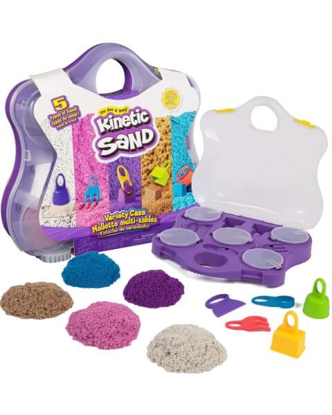 Kinetinio smėlio rinknys lagaminėlyje &bdquo;Kinetic Sand Case&rdquo; 