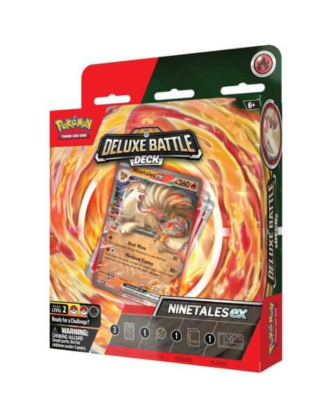 Pokemon kortelių rinkinys „Ninetales ex Deluxe Battle Deck” 