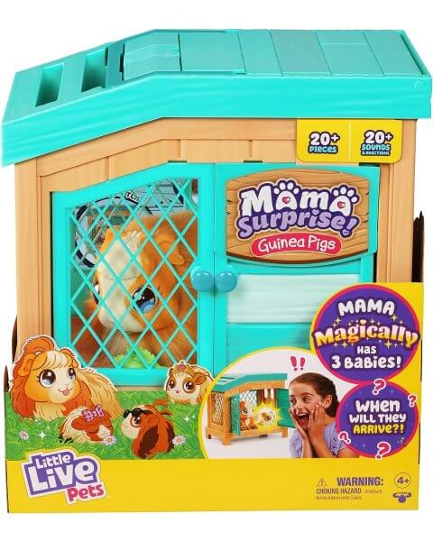 Interaktyvi jūrų kiaulytė su jaunikliais „Mama Surprise”, Little Live Pets