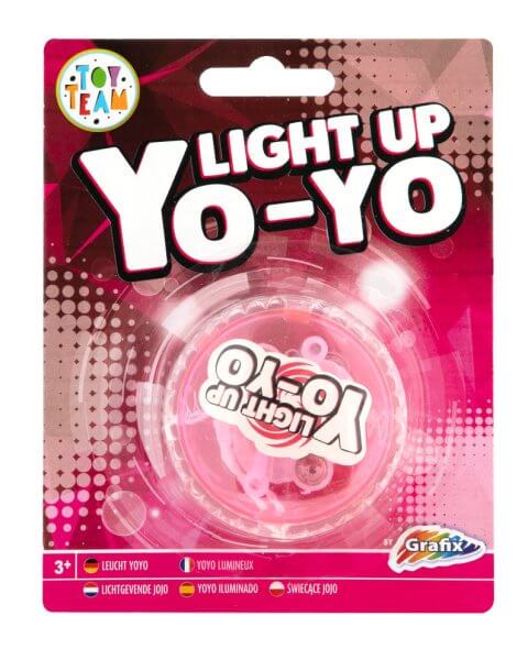 &Scaron;viečiantis Jo jo žaislas &bdquo;Light up&rdquo;, rožinis 