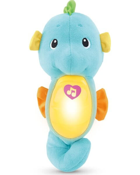 Fisher-Price migdukas naktinė lemputė &bdquo;Soothe & Glow Seahorse&rdquo;, mėlynas, DGH82  