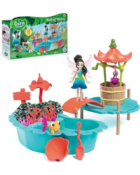 Fėjos šulinys su mini tvenkiniu ir sodu „Well of wishes”, My Fairy Garden 