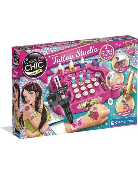 Laikinų tatuiruočių gamybos studija mergaitėms „Tattoo studio“, Crazy Chic