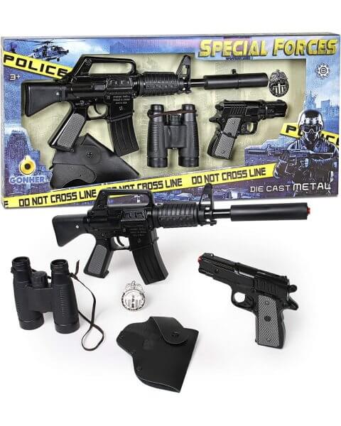 Gonher policijos specialiųjų pajėgų rinkinys vaikams 