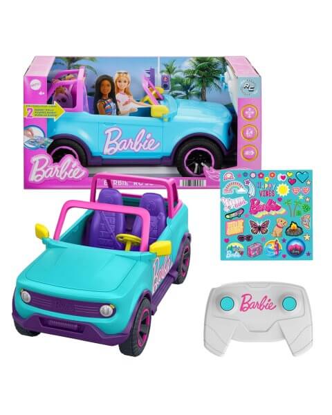 Barbės mašina su pulteliu „Barbie RC SUV”, HTP53 