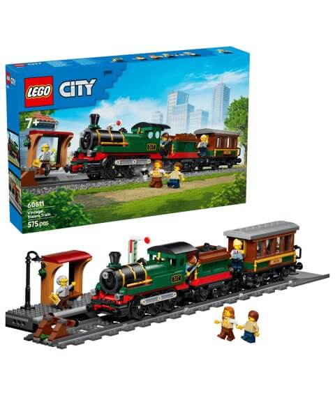 60511 LEGO&reg; City Vintažinis garinis traukinys 