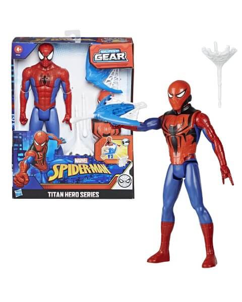 Žmogus voras figūrėlė su tinklo šaudykle „Spiderman Blast Gear“