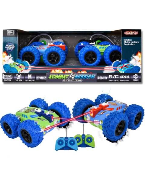 Lazeriais šaudančių mašinų rinkinys „Kombat Mission” 