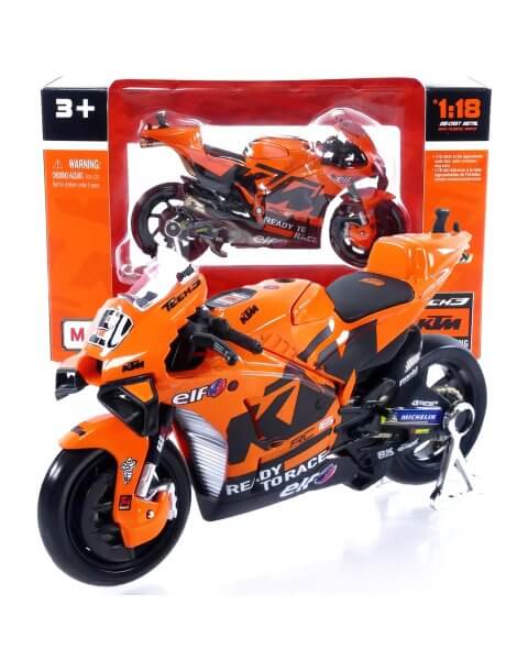 Metalinis motociklo modelis &bdquo;KTM RC16&rdquo;, 1:18, Maisto 