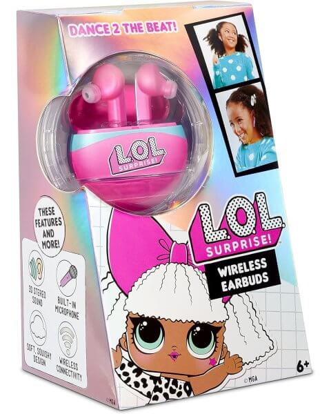 LOL Surprise belaidės ausinės „LOL Wireless Earbuds” 