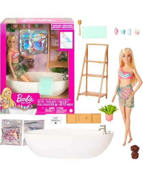 Barbie lėlė su vonios rinkiniu, HKT92 