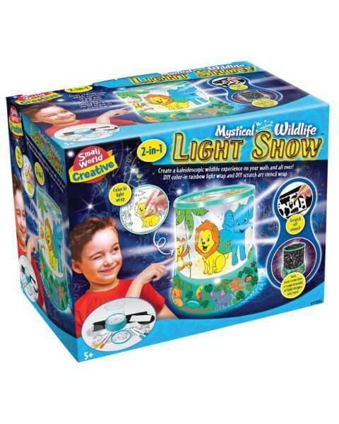 Vaikiška spalvinama stalinė lempa „Wildlife Light Show” 