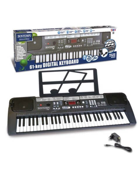 Elektroninis pianinas vaikams, 61 klavi&scaron;ų, 70 cm, Bontempi 
